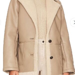 Revolve Jacket ASTR the Label Size L New Without Tags Beige/Tan